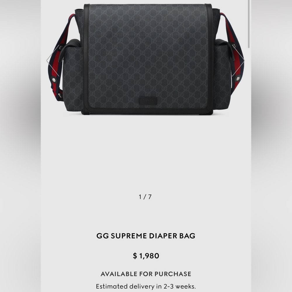 COPY - GG SUPREME DIAPER BAG